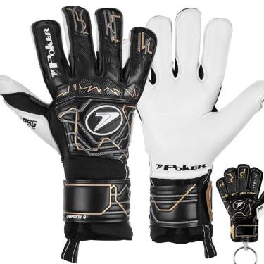 Imagem de Luva Poker Futebol de Campo Profissional - Champion - Preta/Dourado-Unissex