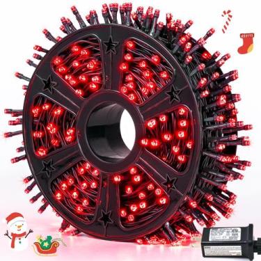 Imagem de Luzes de Natal JMEXSUSS 500 LED vermelhas para o Dia dos Namorados