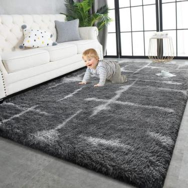 Imagem de Tapete TWINNIS Super Soft Pelush Grey 152x244 cm 5x8 pés