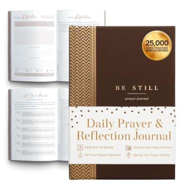 Imagem de Diário de oração Chevron: Escrituras diárias KJV para homens e mulheres | Ferramenta de monitoramento de oração e estudo da Bíblia de 14 x 20 cm | Presente definitivo para crescimento e reflexão