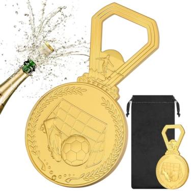 Imagem de LULLEA Grandes presentes de futebol para meninos e homens, abridor de garrafas de medalhas de futebol, presentes de futebol, presentes de futebol para meninos homens, futebol, treinadores ou fãs de