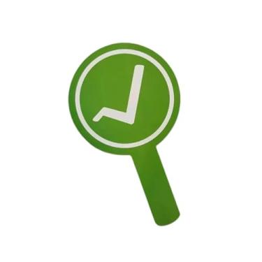 Imagem de MotiveTech Placa de votação manual "Sim ou Não" para sala de aula, ideal para professores e eventos. Placa de interação portátil e para