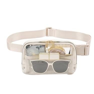 Imagem de Shakven Pochete de corrida para mulheres, pochete transparente para homens | Pochetes esportivos à prova d'água,Eventos em estádio, bolsa de peito ajustável para homens e mulheres correndo ao ar livre