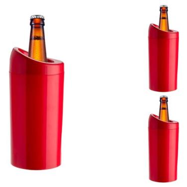 Imagem de Porta Garrafa Térmico Camisinha Para Cerveja 600ml kit 3pçs - NEOPLAS,