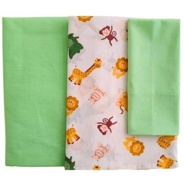 Imagem de Jogo Lençol para Quarto de Bebê 100Algodão Conjunto 3 Peças para Berço