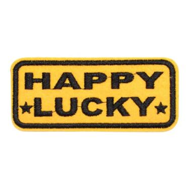 Imagem de Ruoming 1 PÇ Emblema bordado de frase com aplique de crachá de ferro na costura (4,2 x 9,5 cm)