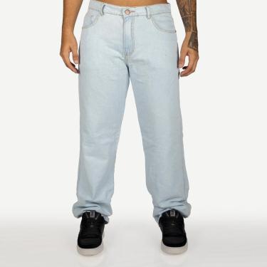 Imagem de Calça Overking Jeans Baggy Azul Claro-Masculino