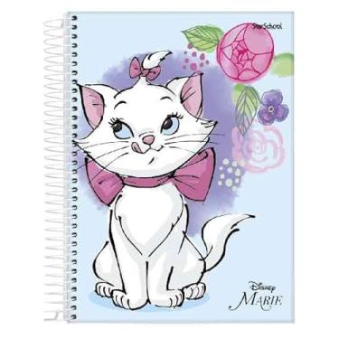 Imagem de Starschool – Caderno universitário capa dura espiral Marie Disney | 15 Matérias, 240 Folhas | Organização essencial e estilo clássico para estudos