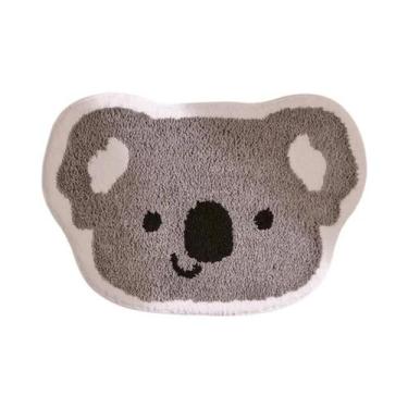 Imagem de Tapete De Banheiro Antiderrapante De Secagem Rápida Imitando Cashmere 