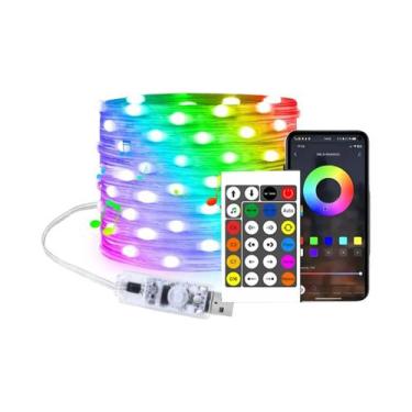 Imagem de Fita De Luz LED Inteligente Bluetooth Com Sincronização Musical Para D