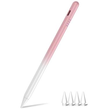 Imagem de Caneta Stylus para iPad 2018-2025, 2 lápis ativo de carga rápida com rejeição da palma e sensibilidade de inclinação, compatível com Apple iPad 11(A16)/10/9/8/7/6, i-Pad Pro M4/32.8 cm/27.9 cm, Air M3
