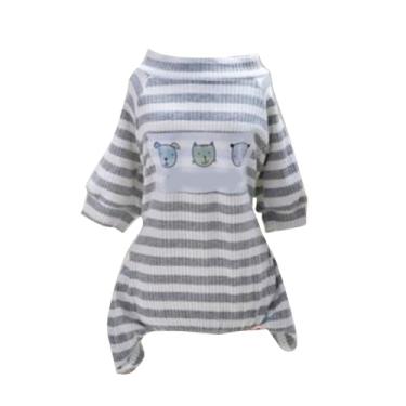 Imagem de Cuofyunl pijama para cachorro macacão macio confortável elástico respirável leve roupa de dormir para animais de estimação para primavera verão (XXL)