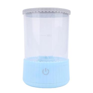 Imagem de Brrnoo Limpador Elétrico de Pincéis de Maquiagem, Máquina Automática de Limpeza Rápida 7.000 RPM para Todos Os Tipos de Pincéis de Maquiagem, Com Função de Secagem, para Amantes e (Azul)