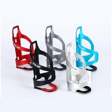 Imagem de IMPALAPRO Gaiola de garrafa de entrada lateral de alumínio leve de 34 g - Design antiarranhões com aderência segura - Suporte de garrafa de água para bicicleta com acabamento gradiente galvanizado