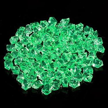 Imagem de Pedra de cristal acrílica colorida vaso transparente pedra decorativa aquário decoração de casamento para casa