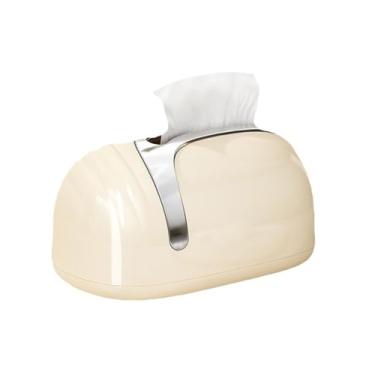 Imagem de Porta-toalhas de papel, design de padrão de onda, caixa de lenços para casa, sala de estar, caixa de armazenamento de lenços de mesa, recipiente de lenços