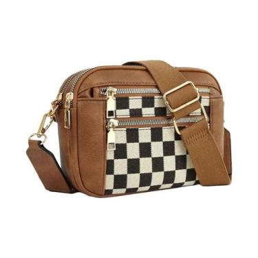 Imagem de Bolsa Transversal Retro Multifuncional Para Mulheres, Pequena Bolsa Qu