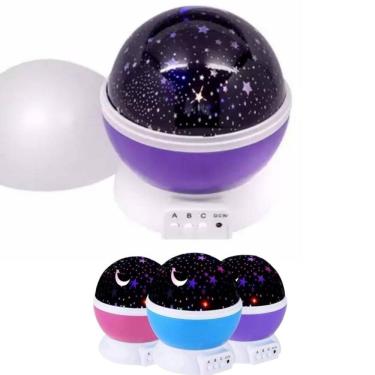 Imagem de Luminária Projetora Iluminação Tranquila Decoração Estrelada