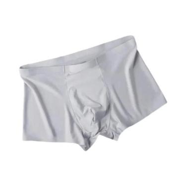 Imagem de Cuecas Boxer Ultra-finas De Seda Gelada Para Homens, 2 Peças, Roupas Í