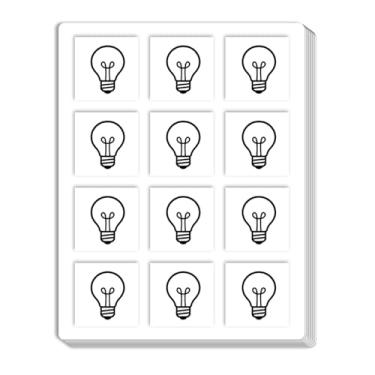 Imagem de Adesivos de planejador transparentes para lâmpadas, 1,3 cm para scrapbooking artes calendário, artesanato, pacote com 120