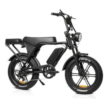 Imagem de Bicicleta Elétrica V8 Autopropelido 1000w Bateria Lítio Suspensão 32km