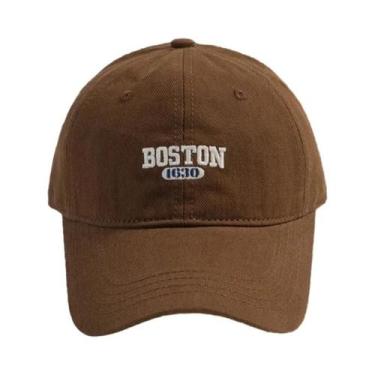 Imagem de Boné De Beisebol Rosa Bordado Com Aba Curva Para Mulheres, Versátil Pa