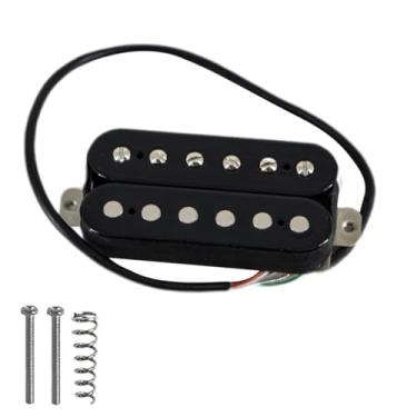 Imagem de Domofa Captador Humbucker de pescoço 50 mm estilo aberto captador de pescoço 4 condutores para guitarra elétrica baixo