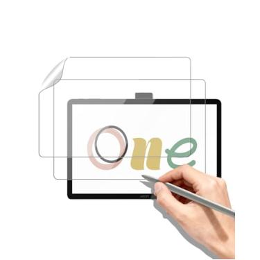 Imagem de Arxonis Pacote com 2 protetores de tela com toque de papel para tablet de desenho Wacom ONE DTC141 de 14 polegadas, filme PET fosco antirreflexo, antiimpressões digitais e resistente a arranhões para