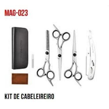 Imagem de Kit de Cabeleireiro Tomate MAG-023 - Ferramentas Profissionais para Ca