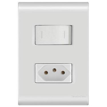 Imagem de Conjunto 1 Interruptor Simples + 1 Tomada 20A - Tlb012