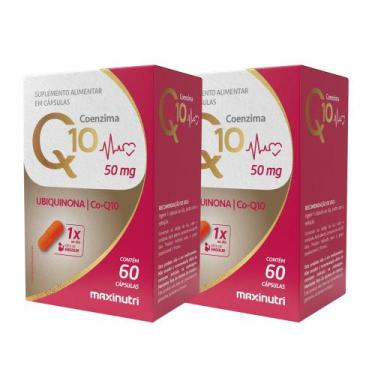 Imagem de Kit 2 Coenzima Q10 Gold 50mg 60 Caps Maxinutri