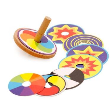 Imagem de Brinquedo giratório de madeira Creative Fidget Spinner para crianças -