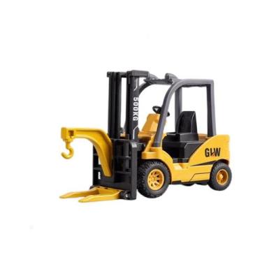 Imagem de Conjunto de caminhões de brinquedo para construção em liga leve em min