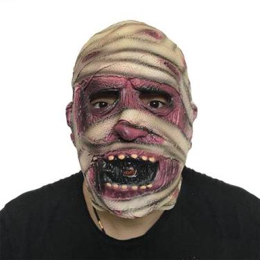 Imagem de Máscara de múmia de resina 3D Horror Zombie Face para Halloween - yiwe
