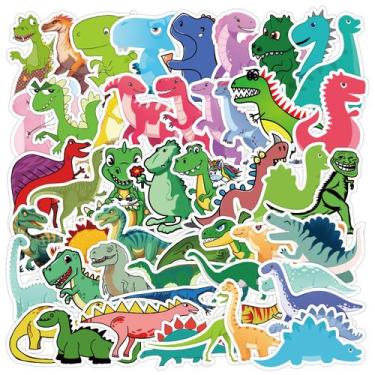 Imagem de Conjunto de adesivos Dinosaur 100 peças Creative Graffiti Waterproof -