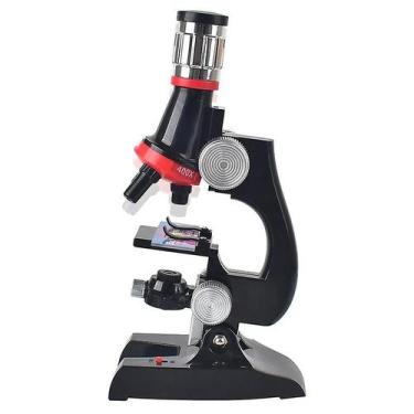 Imagem de Kit científico de microscópio Mimigo para crianças com corpo metálico 
