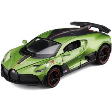 Imagem de Carro fundido sob pressão Bugatti Divo Zinc Alloy 1:32 com LED para cr