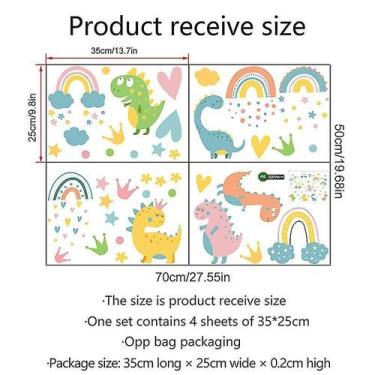 Imagem de Adesivo de parede Booster Animal Cartoon Dinosaur World - Gloome Store