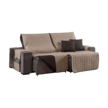 Imagem de Capa Protetor Sofa Retratil Reclinavel 03 Lugares 1,80m 02 Modulos Shi