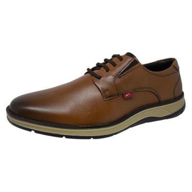 Imagem de Sapatenis Masculino Couro Moderno Estilo Fluence Ferracini