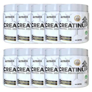 Imagem de Kit 10X Creatina Up Monohidratada Vegano - 300g - Nutrata-Masculino
