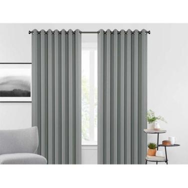 Imagem de Cortina Blackout 100 Eclipse Camesa 260x170cm Blecaute Total Para Varã