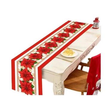 Imagem de Caminho De Mesa Xadrez Buffalo Para O Natal, Decoração De Mesa De Nata