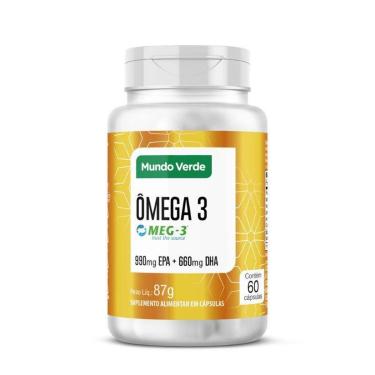 Imagem de Ômega 3 EPA 990mg DHA 660mg Mundo Verde 60caps-Unissex