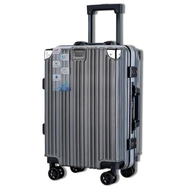 Imagem de Mala de Viagem Pequena de Bordo com Fechamento Antifurto e Cadeado 3 Segredos - Linha Madri-Unissex