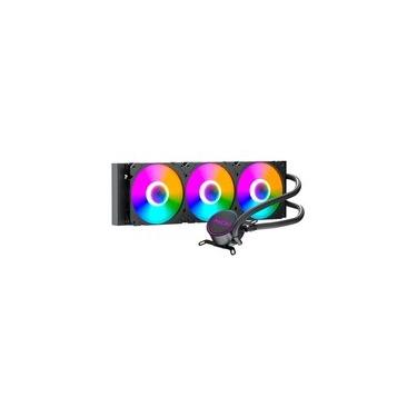 Imagem de Water Cooler MACH1 Logic, RGB, 360mm, AMD e Intel, Preto - GK360