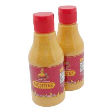 Imagem de Kit Molho de Pimenta Mendez 215ml 02 Cremosa Tradicional