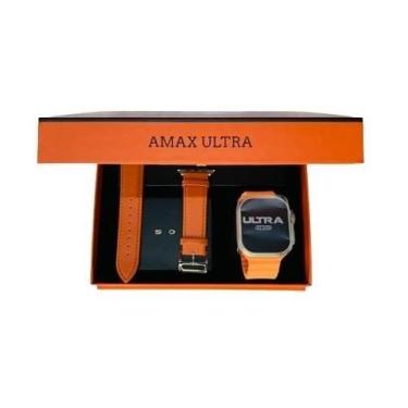 Imagem de Relógio Smart Digital Amax Ultra Original Feminino e Masculino Duas Pu