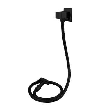 Imagem de Ducha Higienica C26 93007 Piazza Gatilho Metal 1/4 Preto - Pevilon