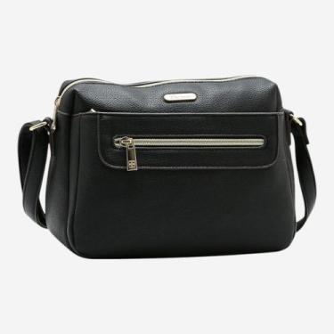 Imagem de Bolsa Feminina Chenson Transversal Preta, Preto, UN